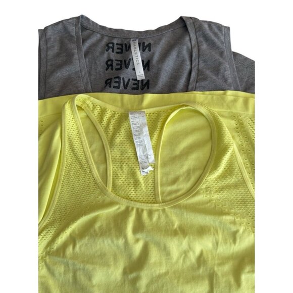 Fabletics Bundle of 2 Athletic Work Out Sleeveless Tops Women's Sz L - Picture 1 of 12